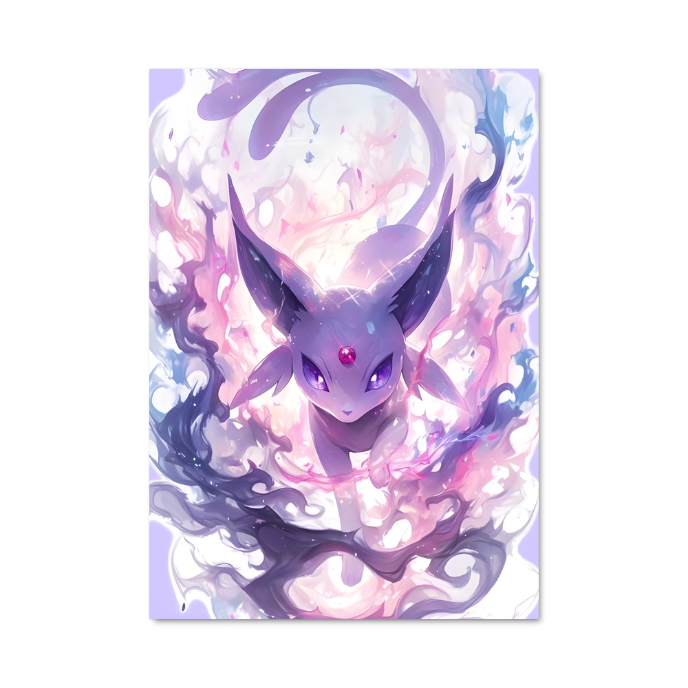 Poster Espeon Étoilé – affiche Pokemon