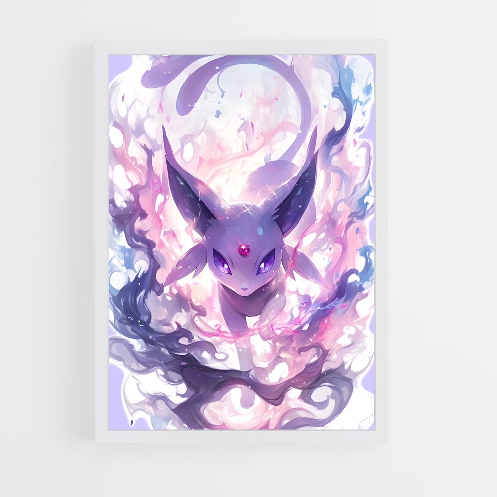 Poster Espeon Étoilé – affiche Pokemon (vue 3)