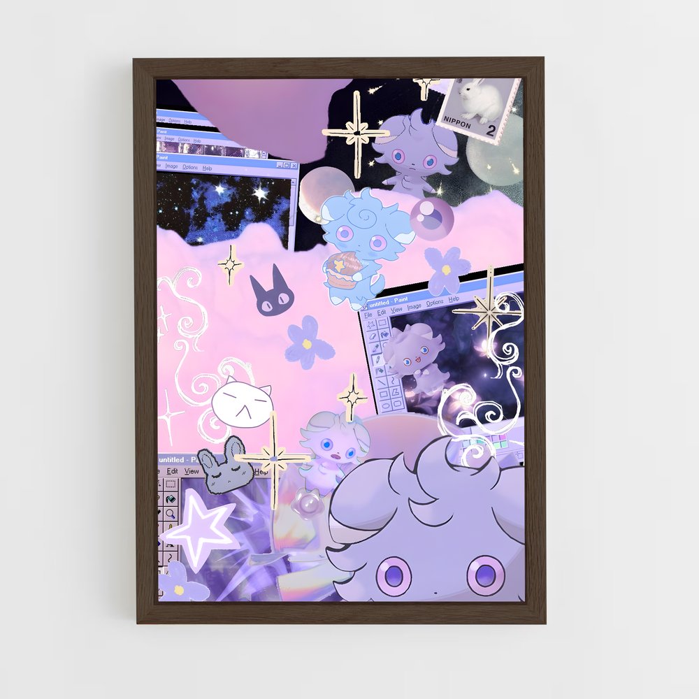 Poster Espurrs en Folie – affiche Pokemon (vue 5)