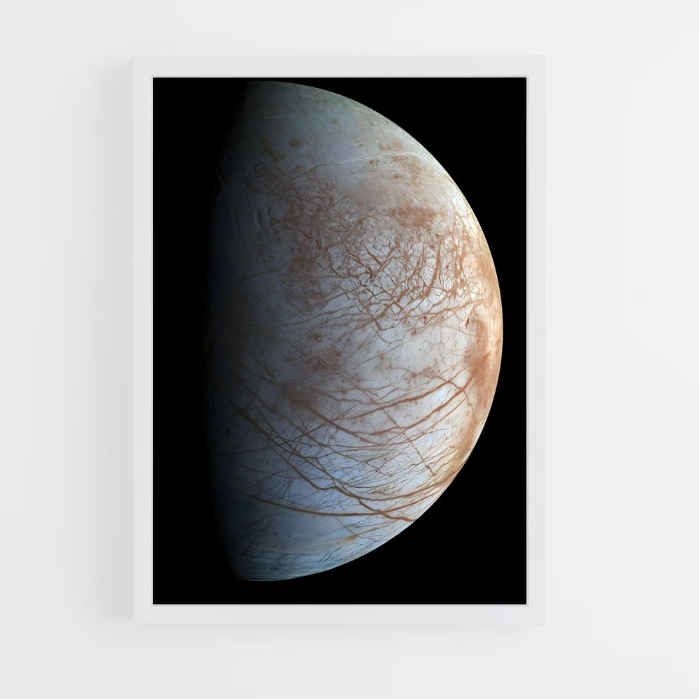 Poster Saturne Éclatante – affiche Système solaire (vue 3)