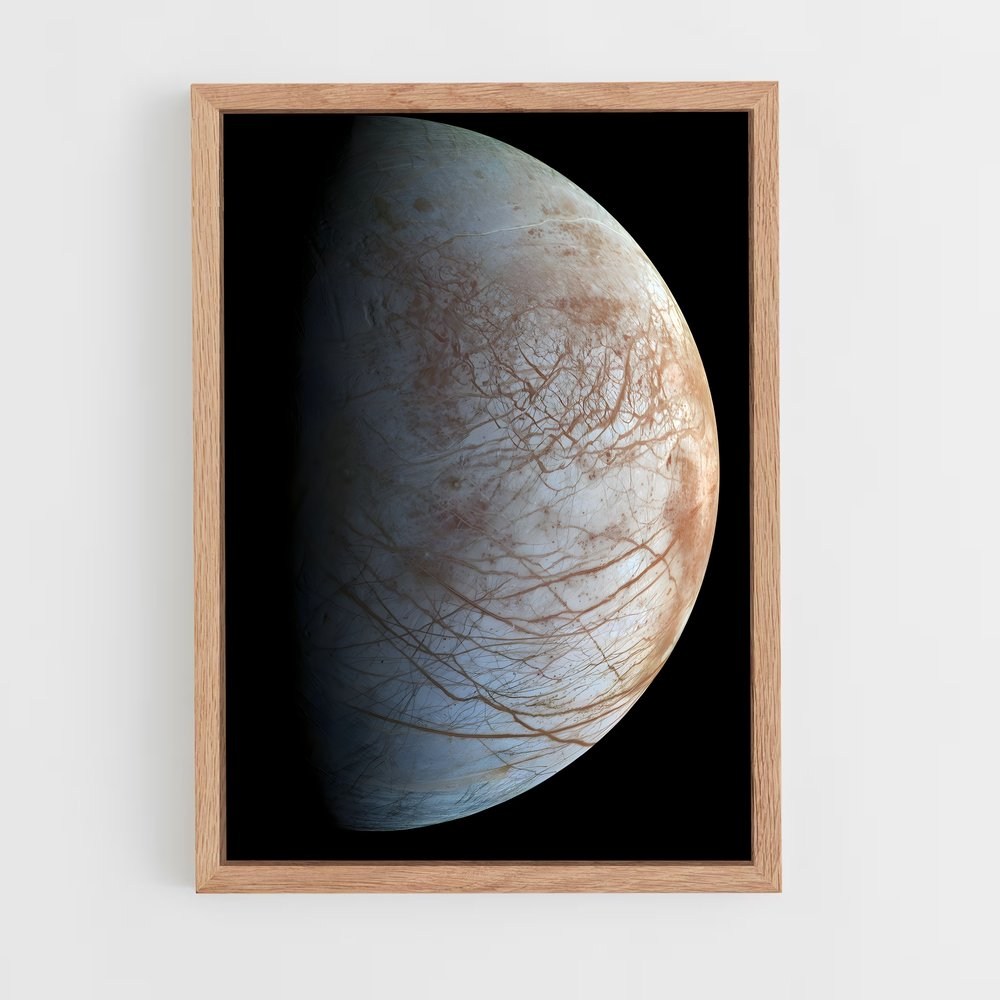 Poster Saturne Éclatante – affiche Système solaire (vue 4)