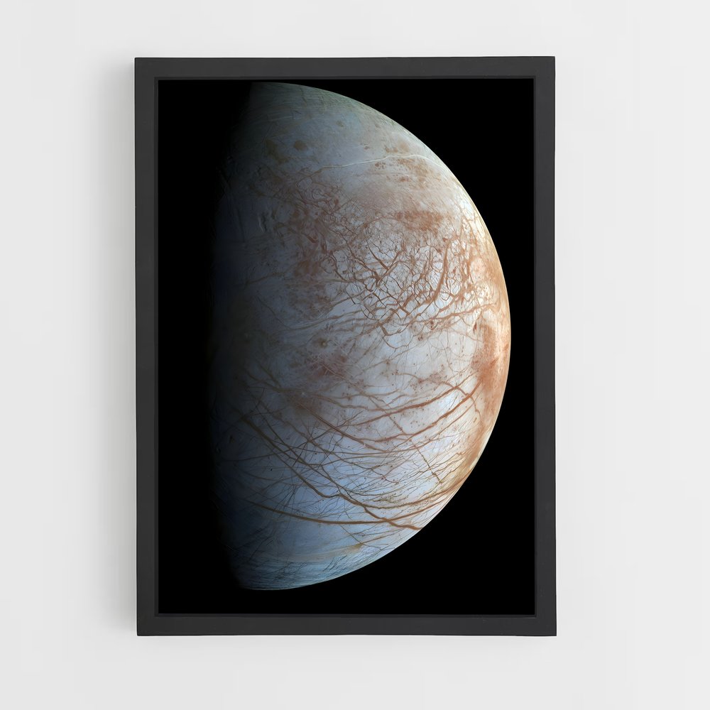 Poster Saturne Éclatante – affiche Système solaire (vue 2)
