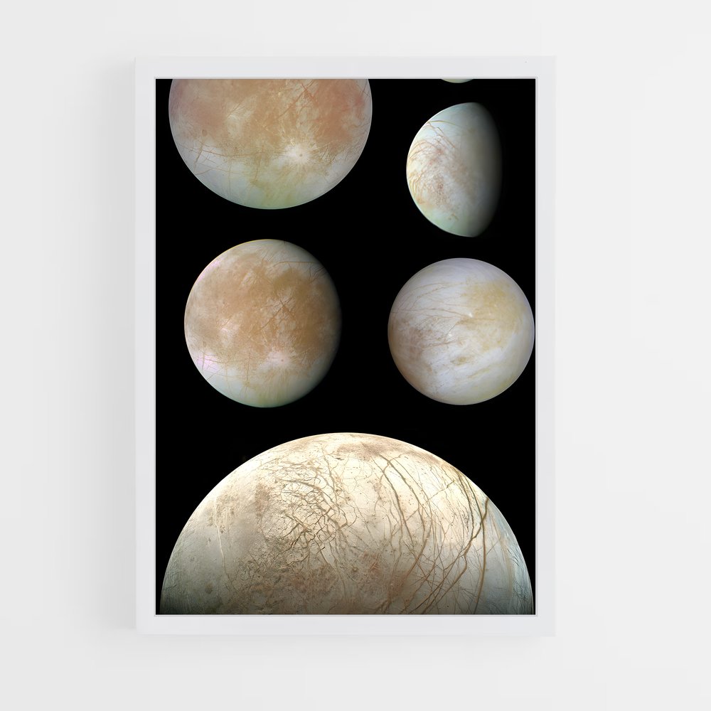 Poster Cosmos Éthéré – affiche Système solaire (vue 3)