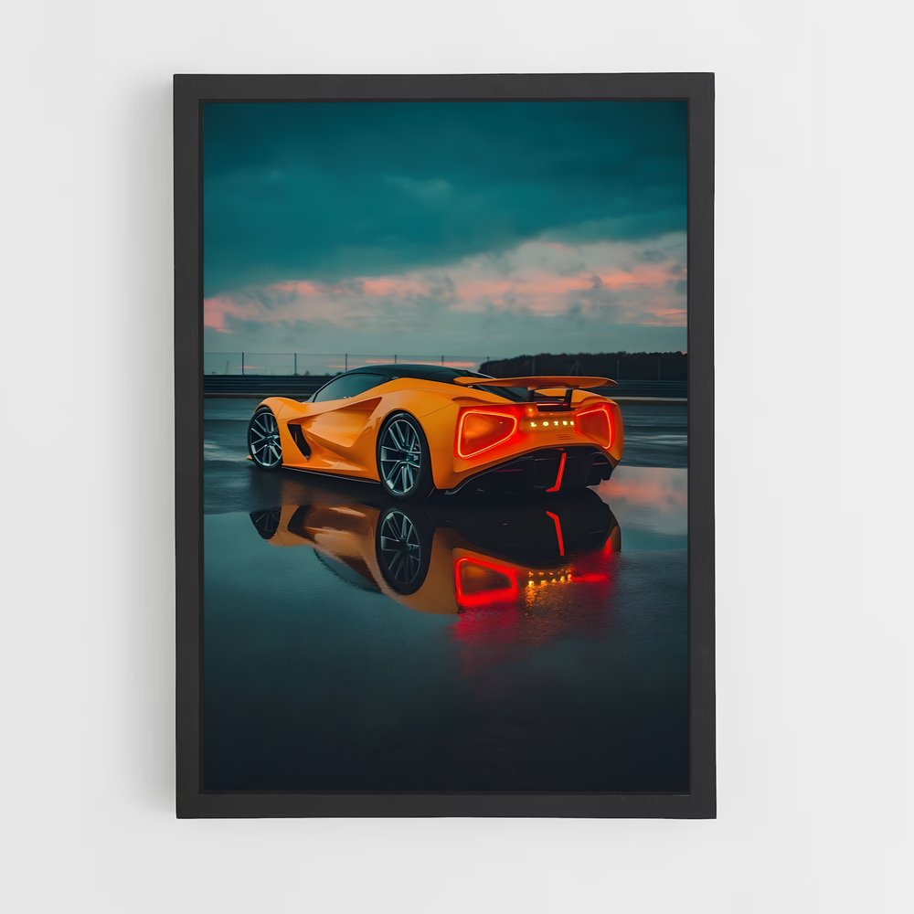 Poster Evija route – affiche Lotus (vue 2)