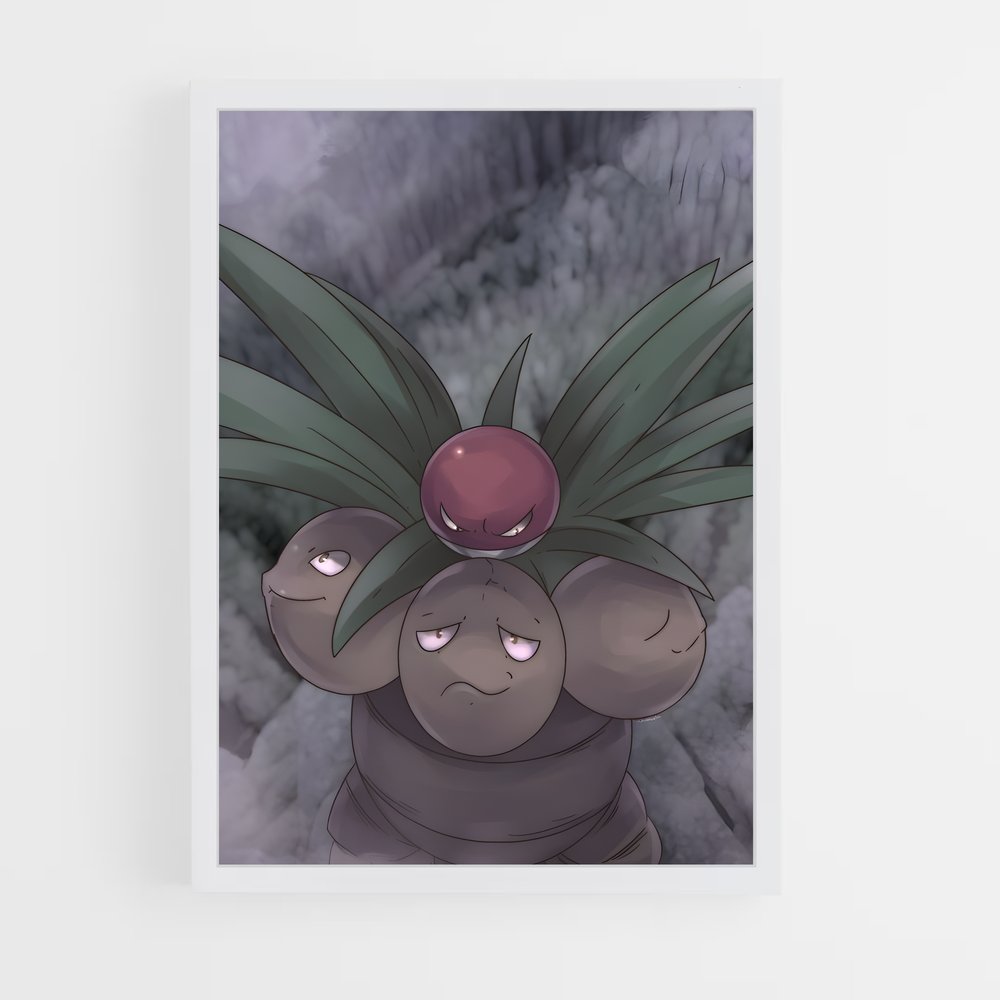 Poster Exeggcute Énorme – affiche Pokemon (vue 3)
