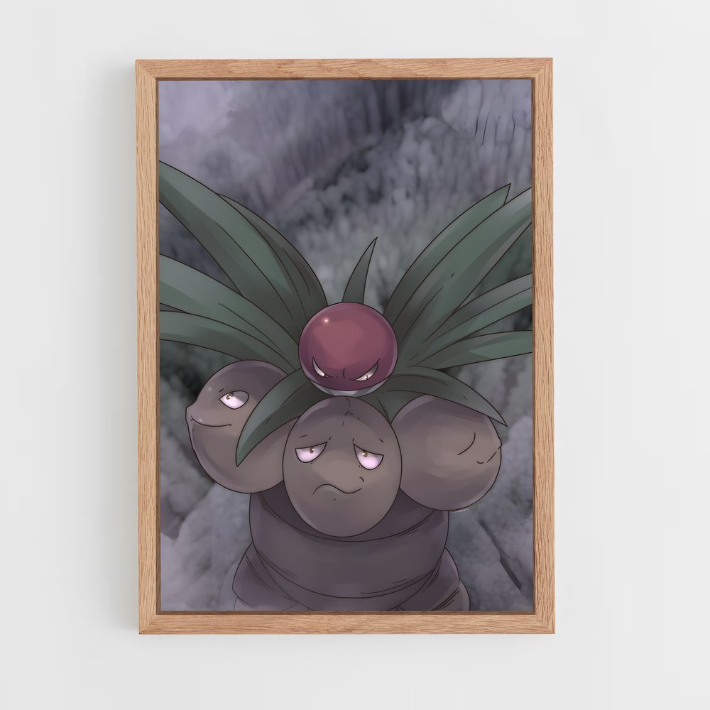 Poster Exeggcute Énorme – affiche Pokemon (vue 4)