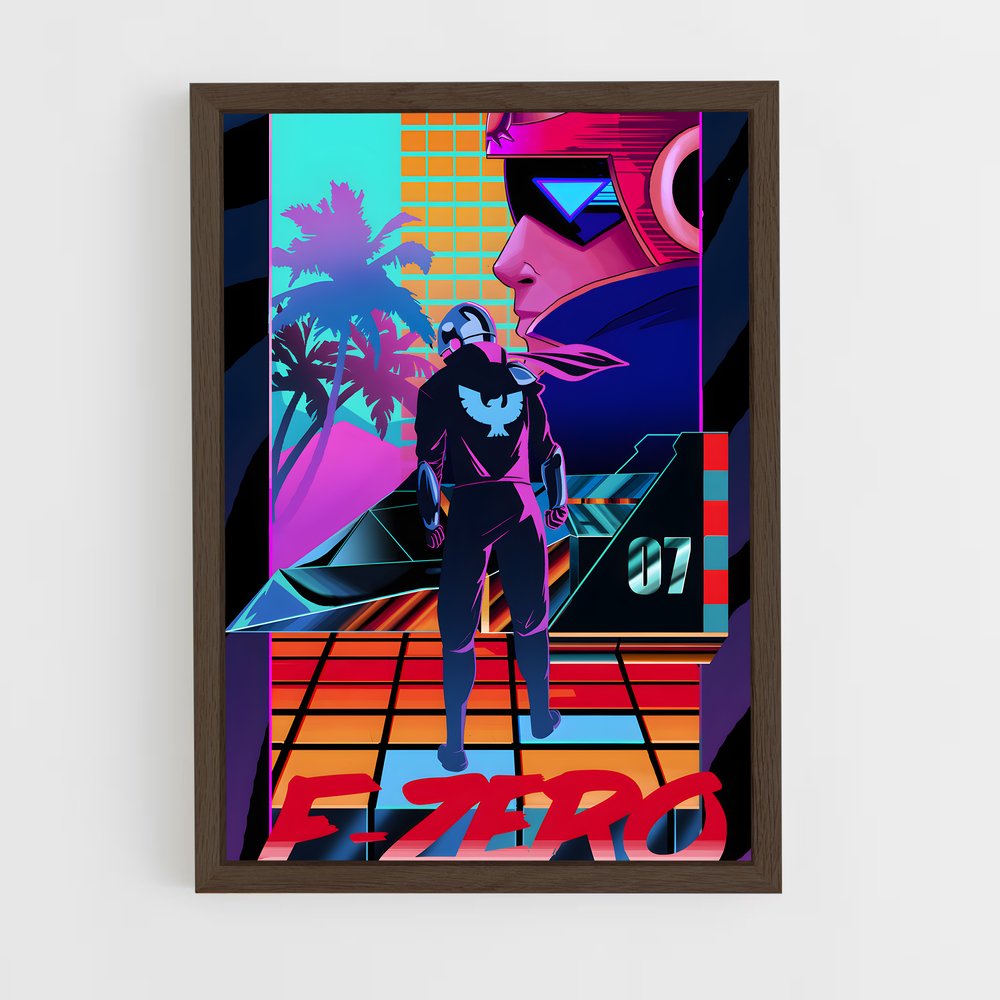 Poster F-zero Futuriste (vue 5)