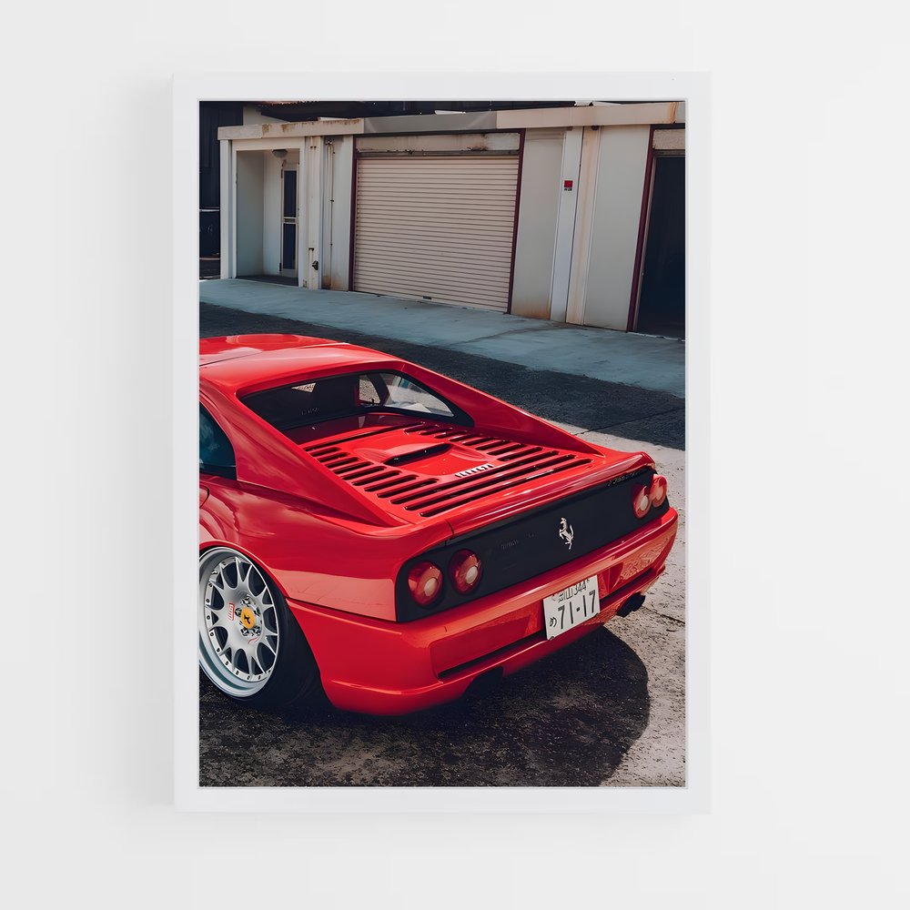 Poster Vitesse élégance admiratifs – affiche Ferrari (vue 3)