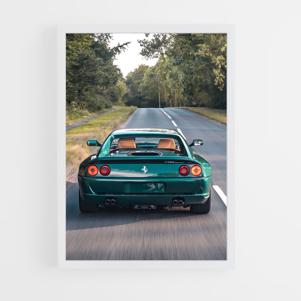 Poster Vitesse élégance séduiront – affiche Ferrari (vue 3)
