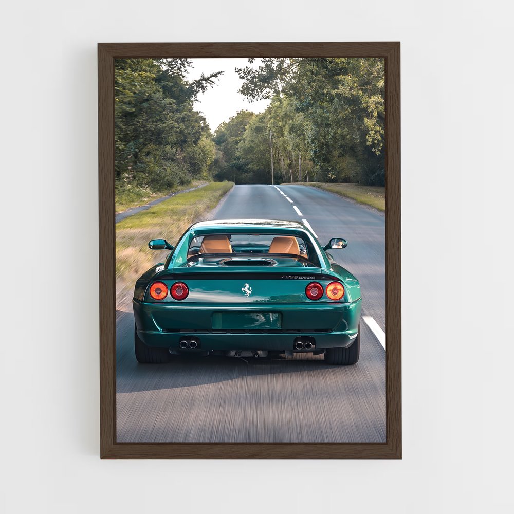 Poster Vitesse élégance séduiront – affiche Ferrari (vue 5)