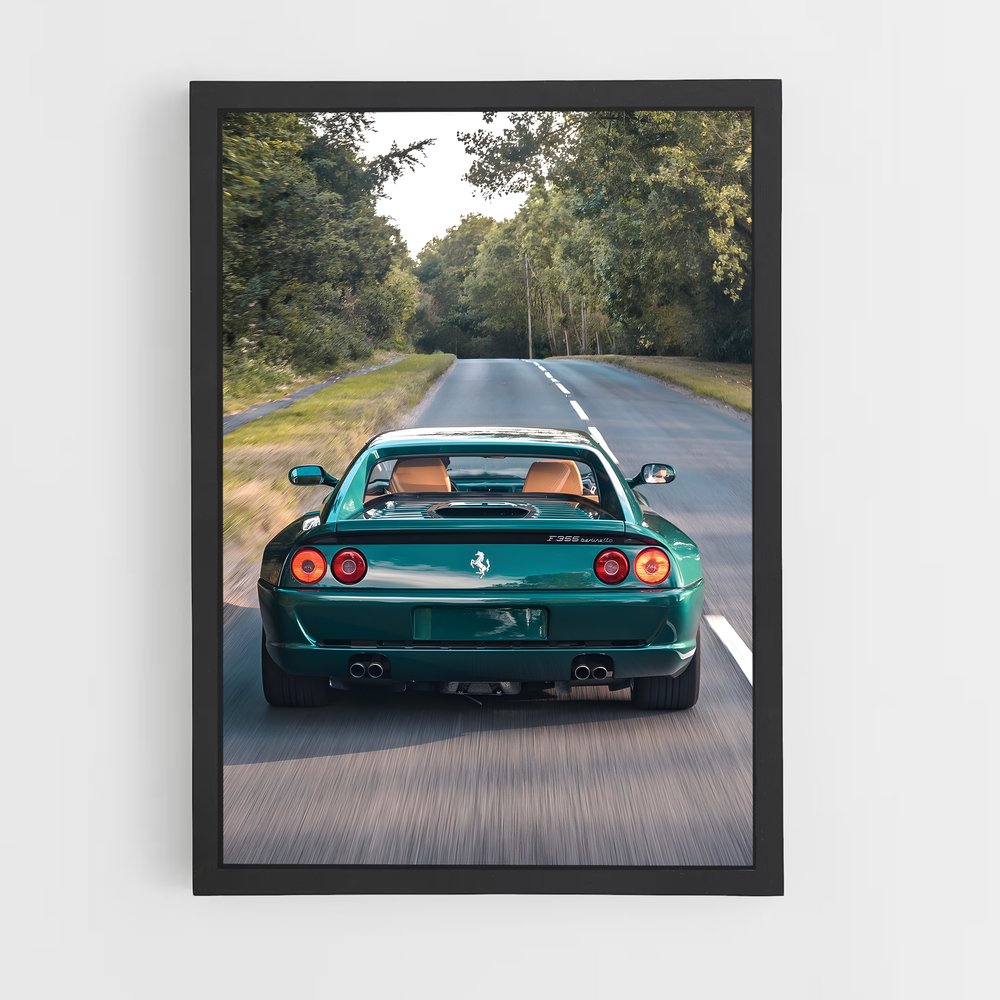 Poster Vitesse élégance séduiront – affiche Ferrari (vue 2)