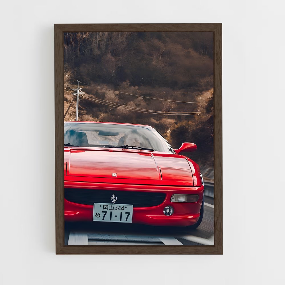 Poster Vitesse de passion – affiche Ferrari (vue 5)