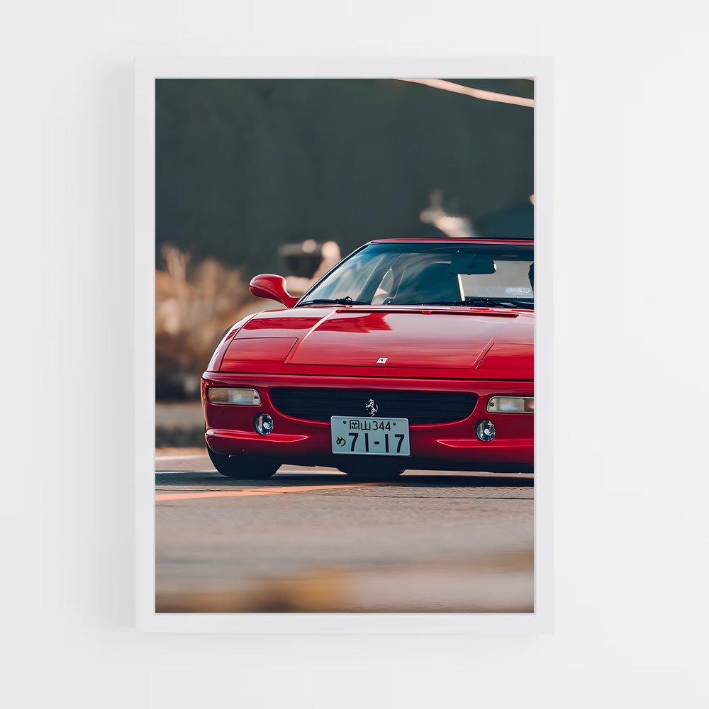 Poster bolide iconique – affiche Ferrari (vue 3)