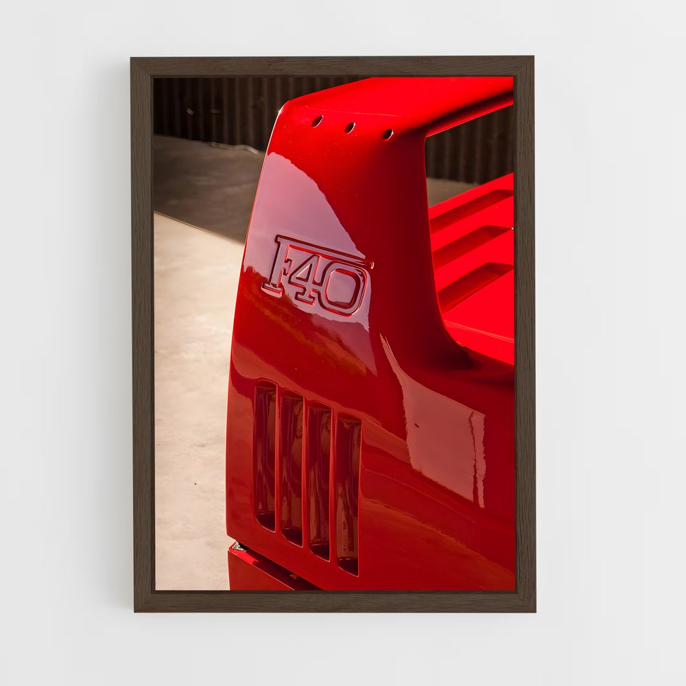 Poster Rouges de Vitesse – affiche Ferrari (vue 5)