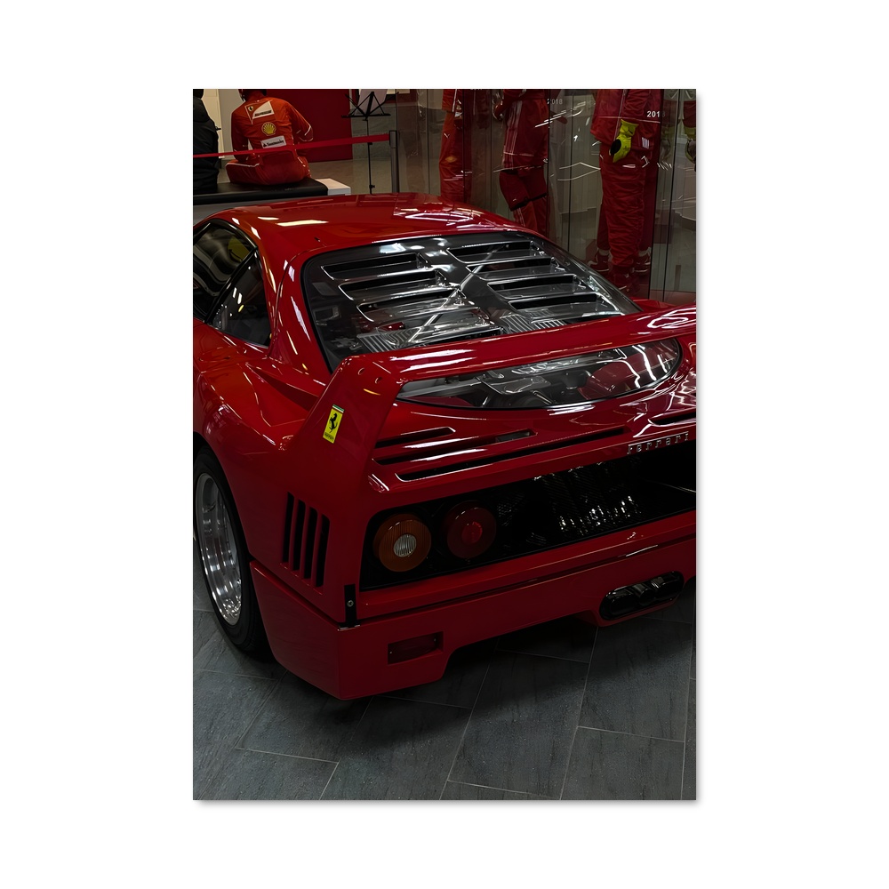 Poster Rouge passion rapide