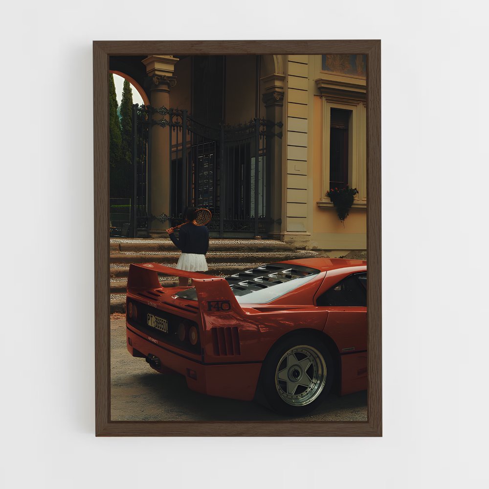 Poster F40 en Ébullition – affiche Ferrari (vue 5)