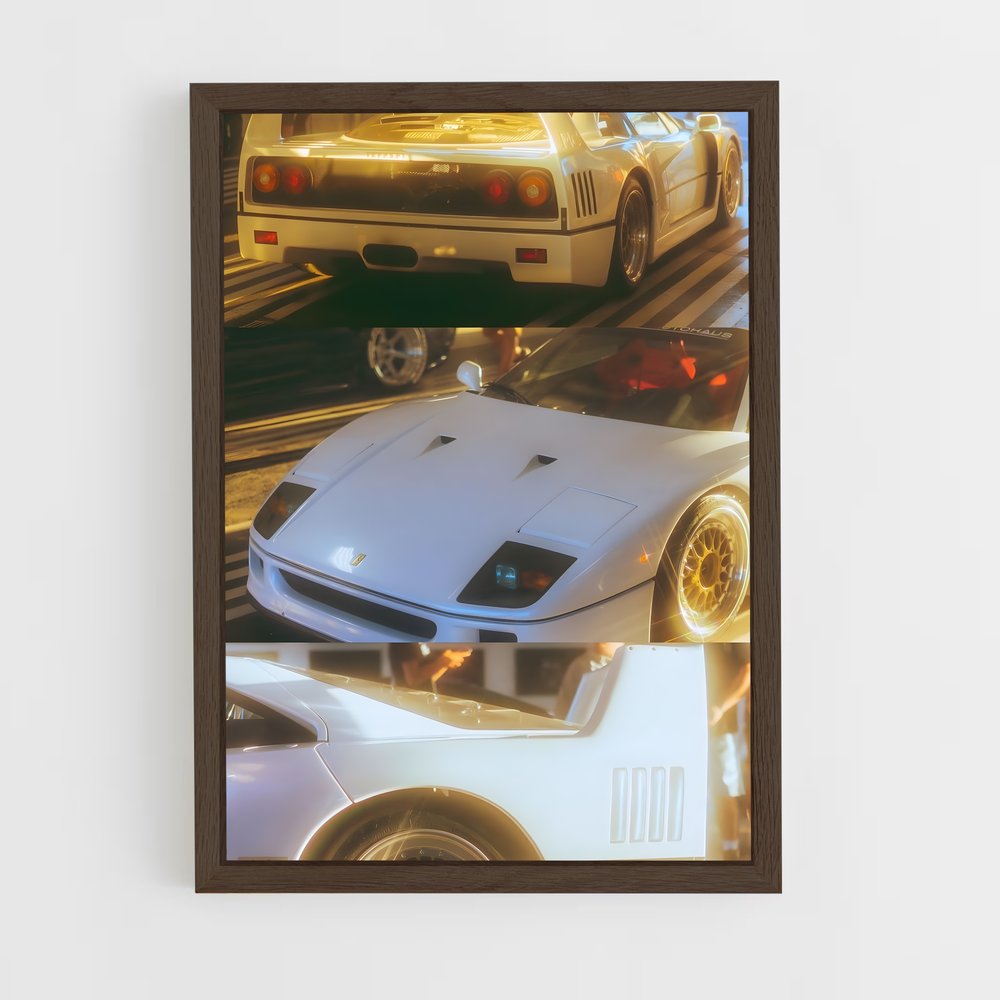 Poster Vitesse élégance ensoleillée – affiche Ferrari (vue 5)