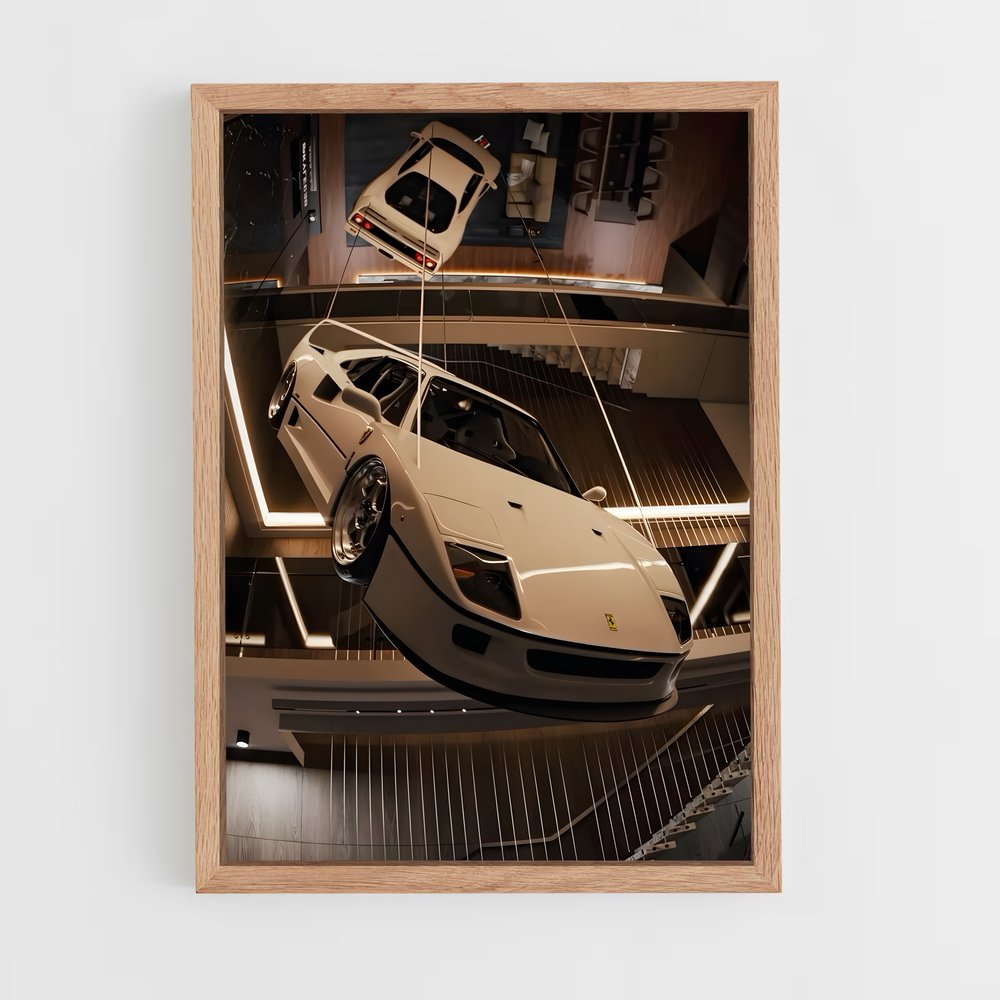 Poster Garage Élysée – affiche Ferrari (vue 4)