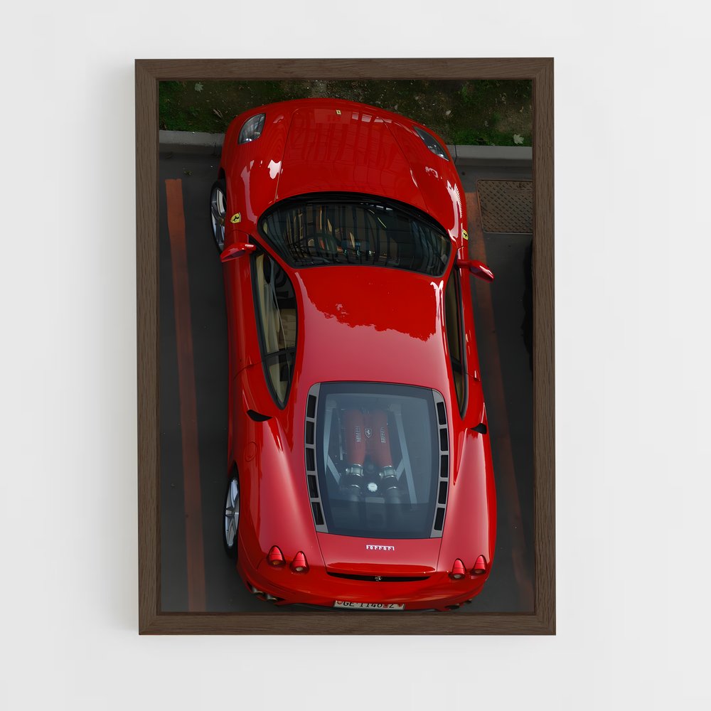 Poster Rouge passion effrénées – affiche Ferrari (vue 5)