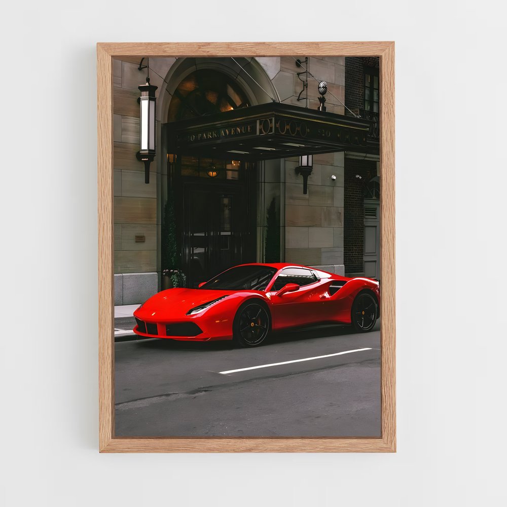 Poster Rouge passion pittoresque – affiche Ferrari (vue 4)
