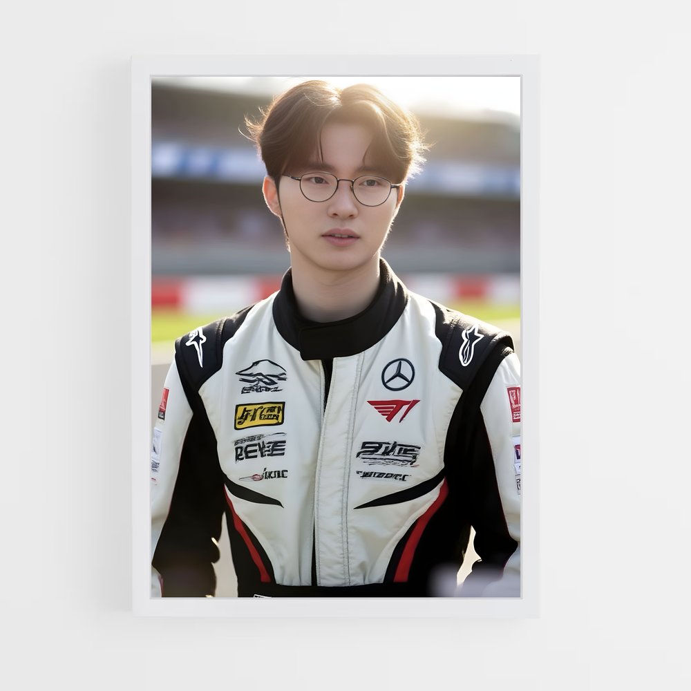 Poster Faker Adrenaline – affiche Esports (vue 3)