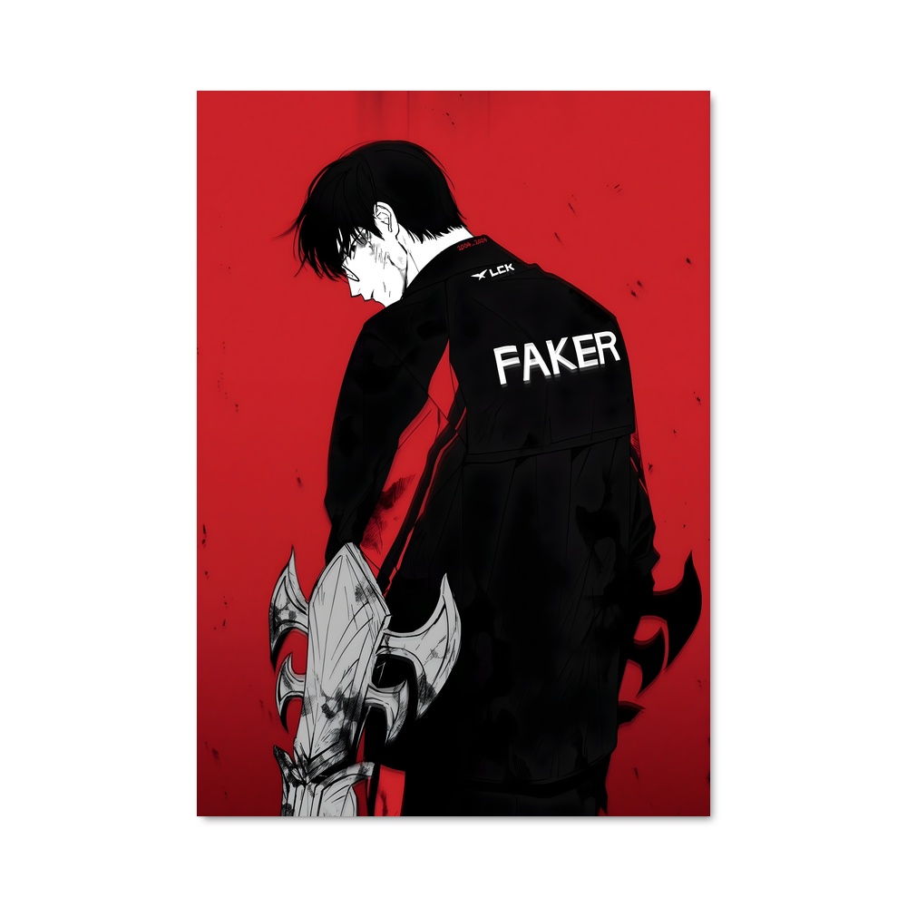 Poster Faker Aussi – affiche Esports