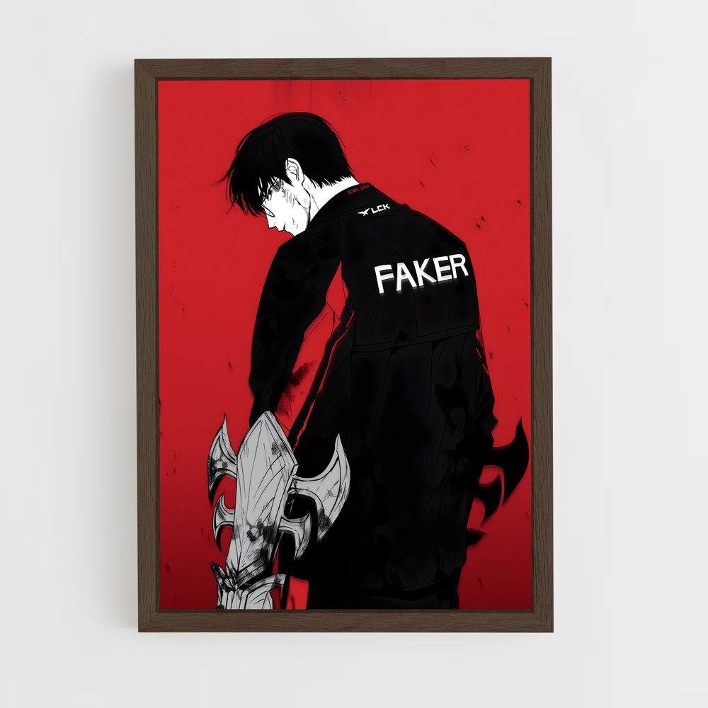 Poster Faker Aussi – affiche Esports (vue 5)