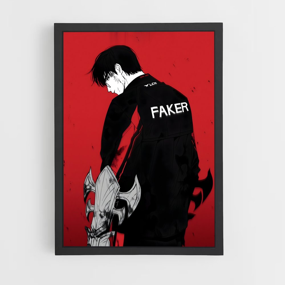 Poster Faker Aussi – affiche Esports (vue 2)