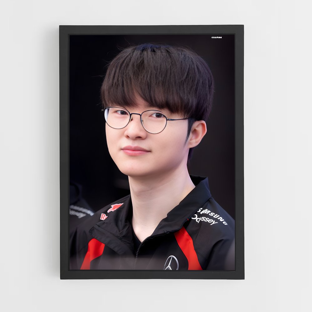 Poster Faker Fascinant – affiche Esports (vue 2)