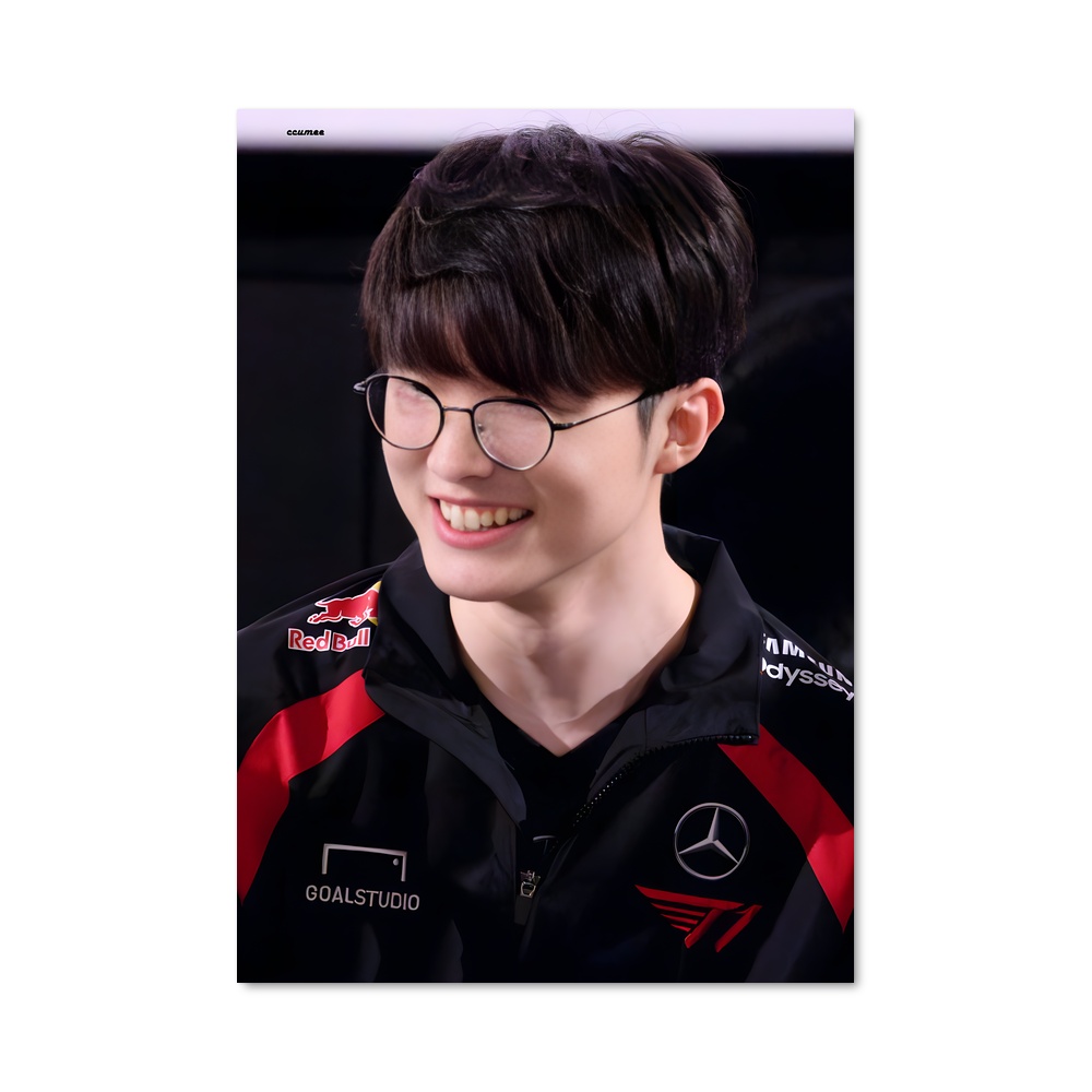 Poster Faker de regard – affiche Esports