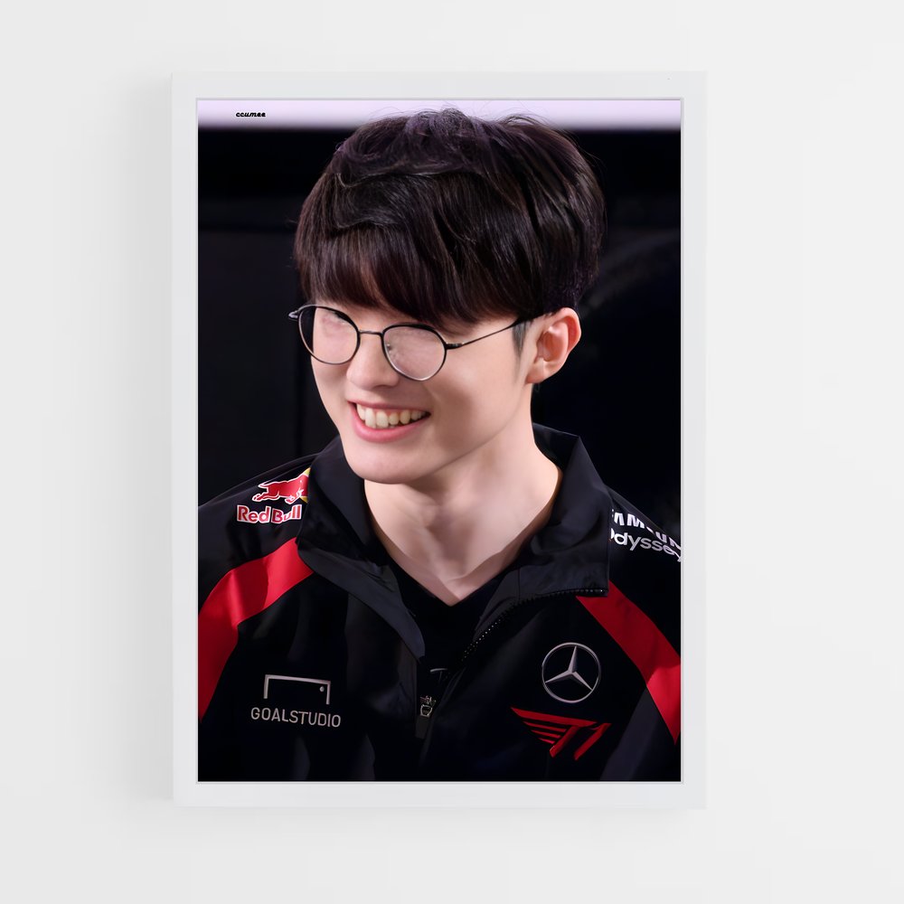 Poster Faker de regard – affiche Esports (vue 3)