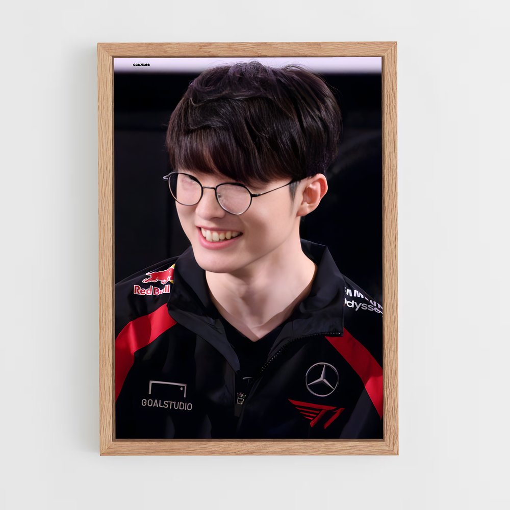 Poster Faker de regard – affiche Esports (vue 4)