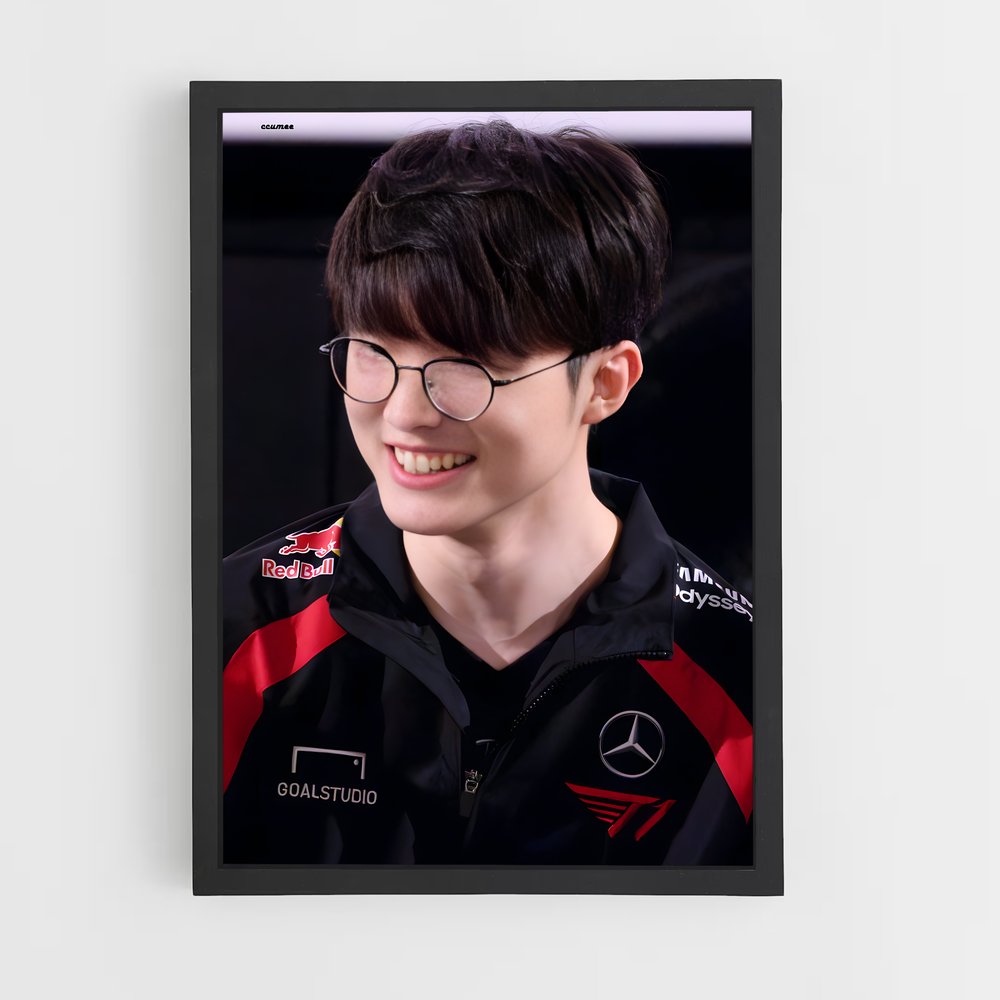 Poster Faker de regard – affiche Esports (vue 2)