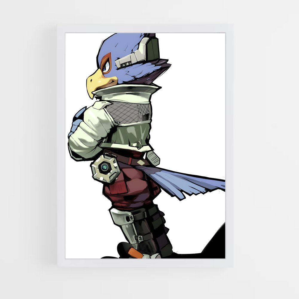 Poster L'Oiseau de l'Aventurier – affiche Super Smash Bros (vue 3)