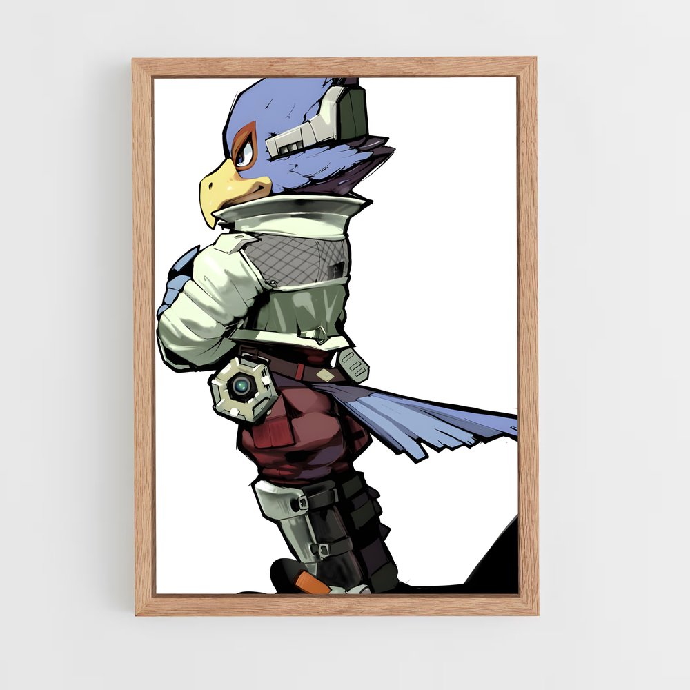 Poster L'Oiseau de l'Aventurier – affiche Super Smash Bros (vue 4)