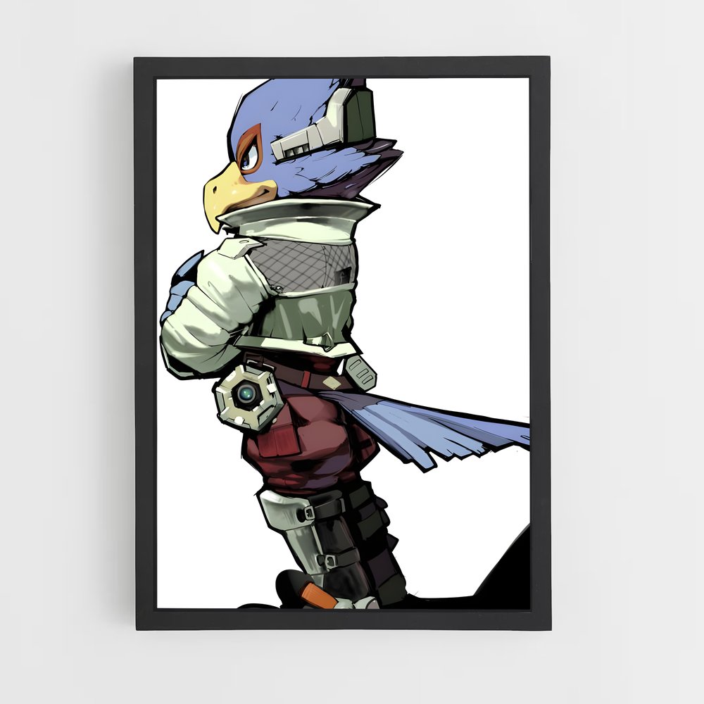 Poster L'Oiseau de l'Aventurier – affiche Super Smash Bros (vue 2)