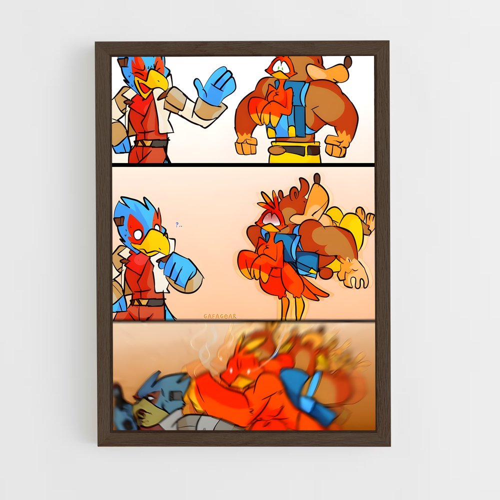 Poster Comic Odyssey – affiche Super Smash Bros (vue 5)