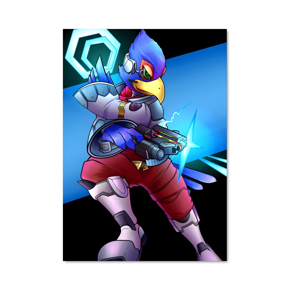 Poster Blue Thunder – affiche Super Smash Bros