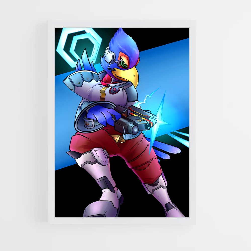 Poster Blue Thunder – affiche Super Smash Bros (vue 3)