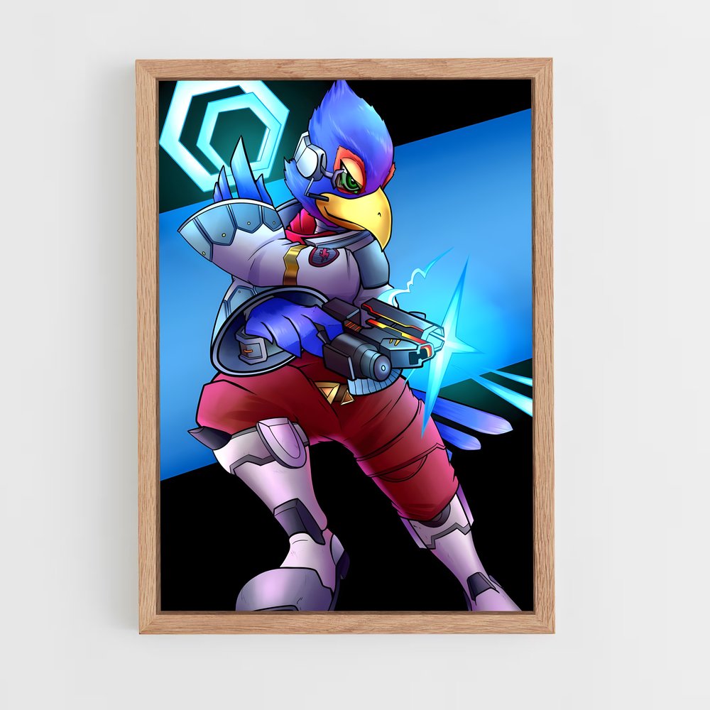 Poster Blue Thunder – affiche Super Smash Bros (vue 4)