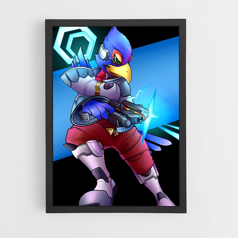 Poster Blue Thunder – affiche Super Smash Bros (vue 2)