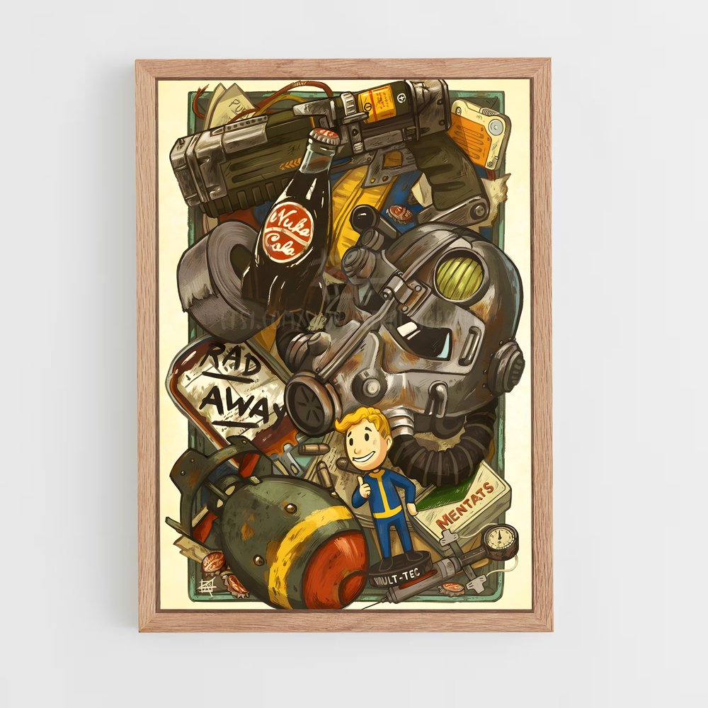 Poster Pip-Boy Art – affiche Fallout (vue 4)