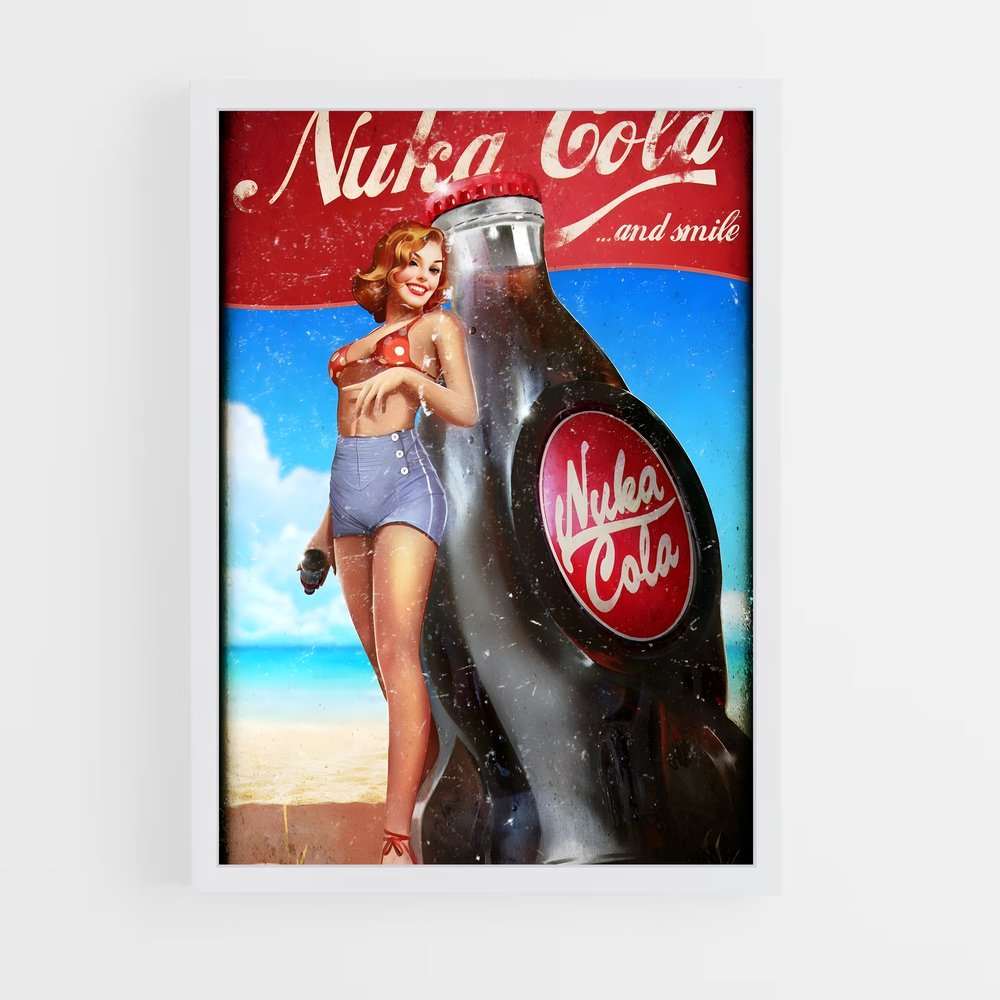 Poster Beachside Nuka-Cola – affiche Fallout (vue 3)