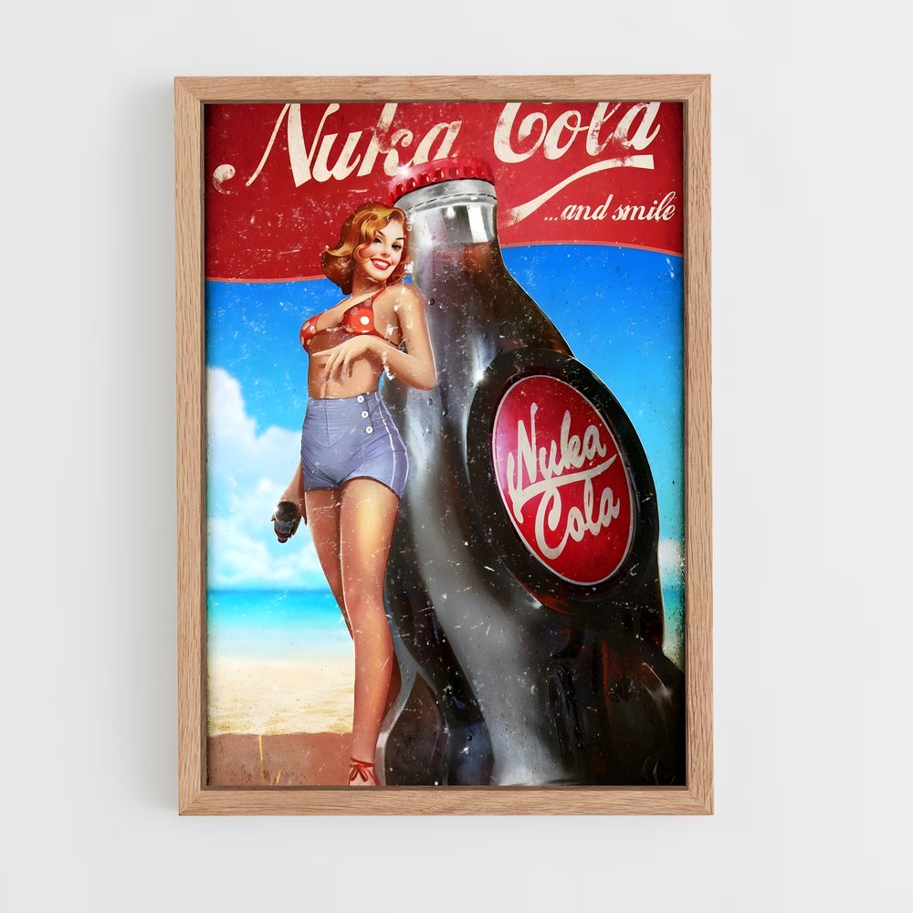Poster Beachside Nuka-Cola – affiche Fallout (vue 4)