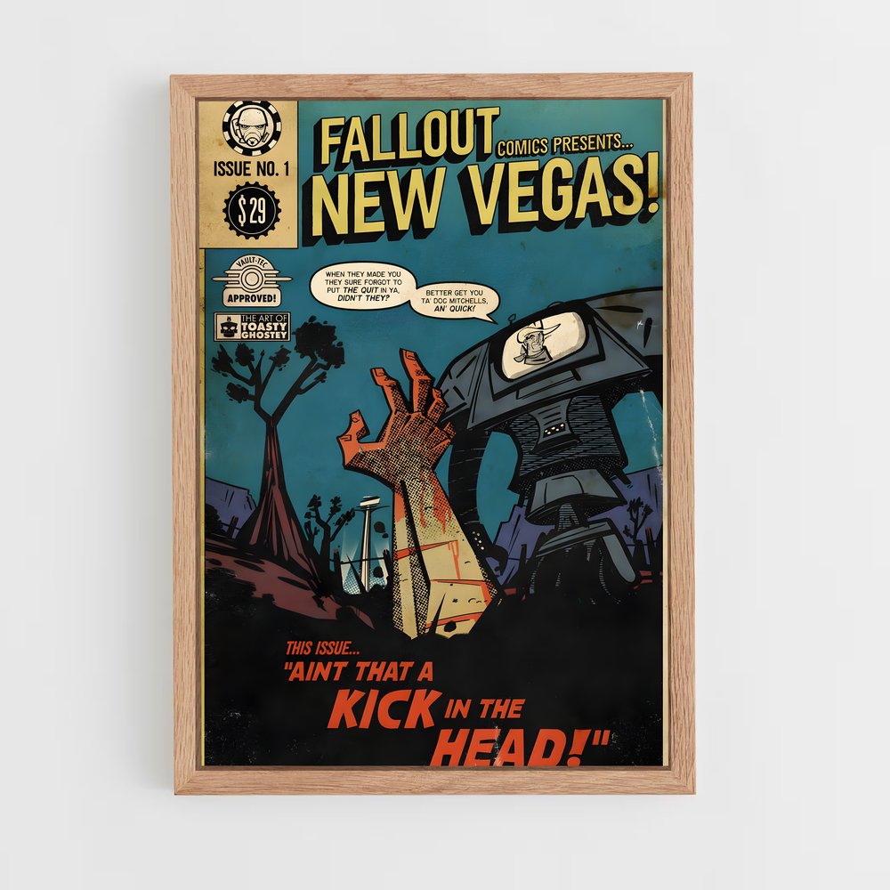 Poster Cartoon Wasteland – affiche Fallout (vue 4)