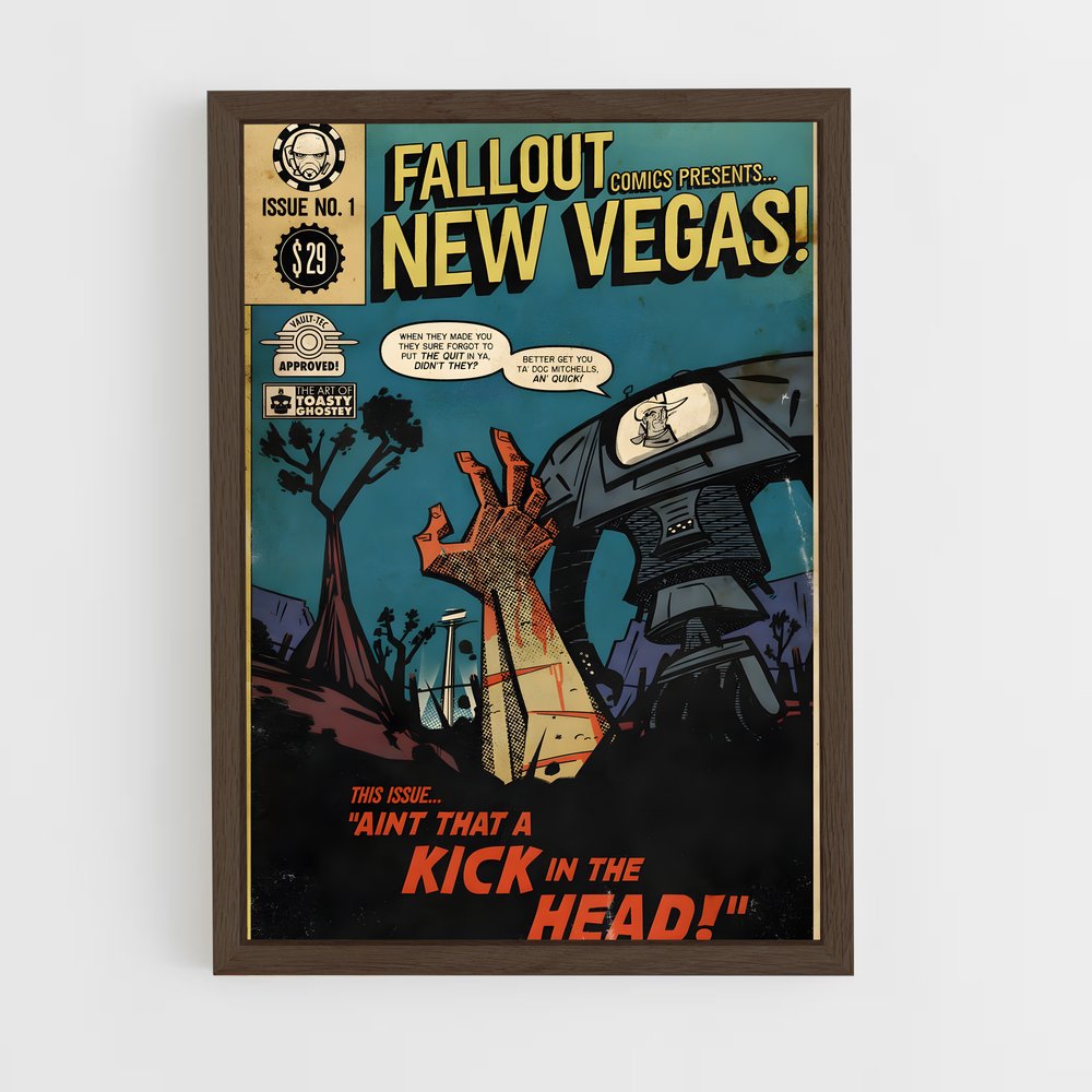 Poster Cartoon Wasteland – affiche Fallout (vue 5)