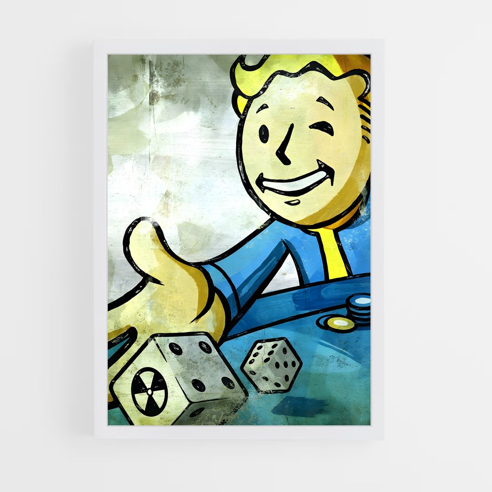 Poster Dé à Coudre – affiche Fallout (vue 3)
