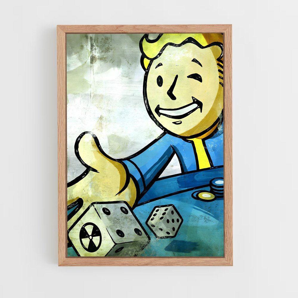 Poster Dé à Coudre – affiche Fallout (vue 4)