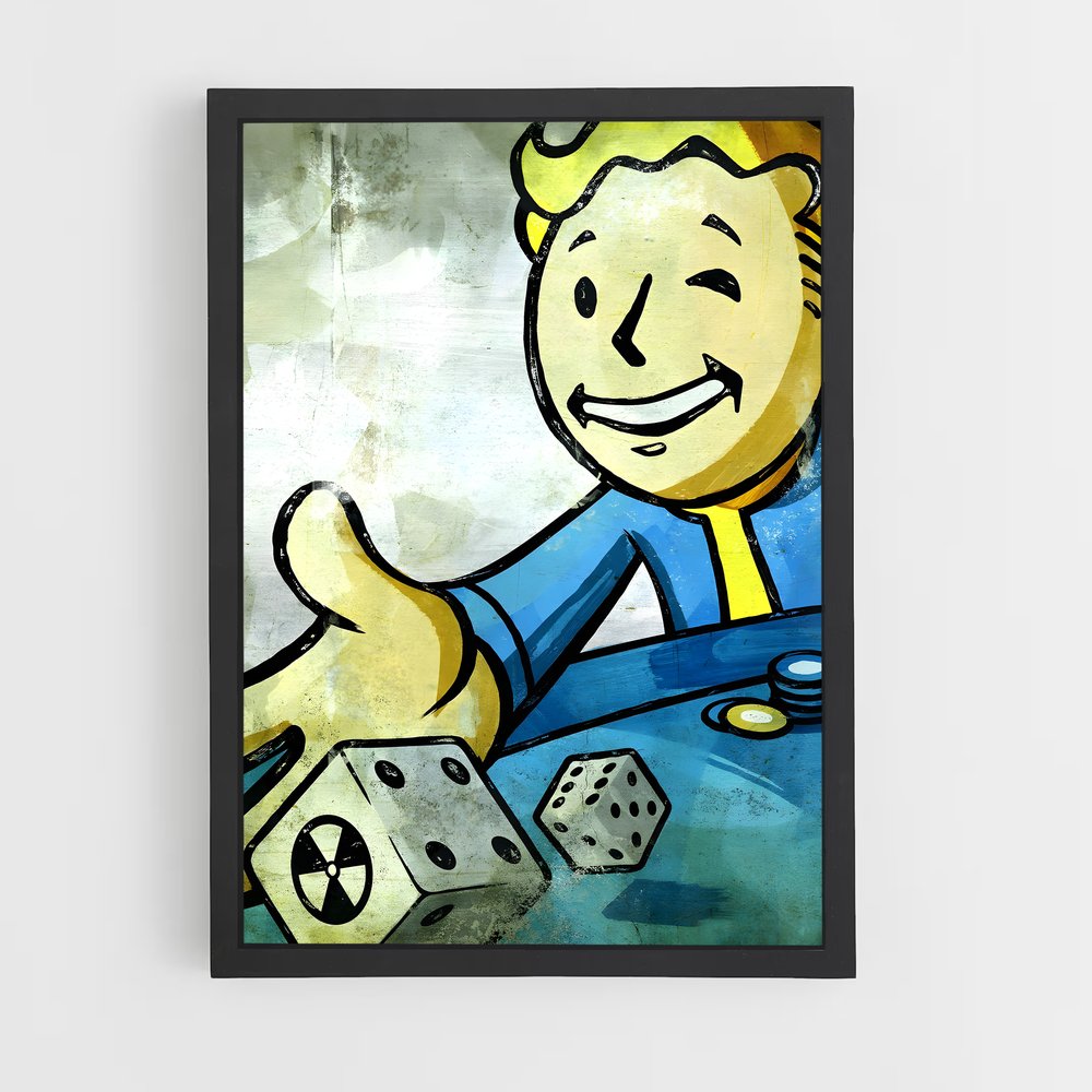 Poster Dé à Coudre – affiche Fallout (vue 2)