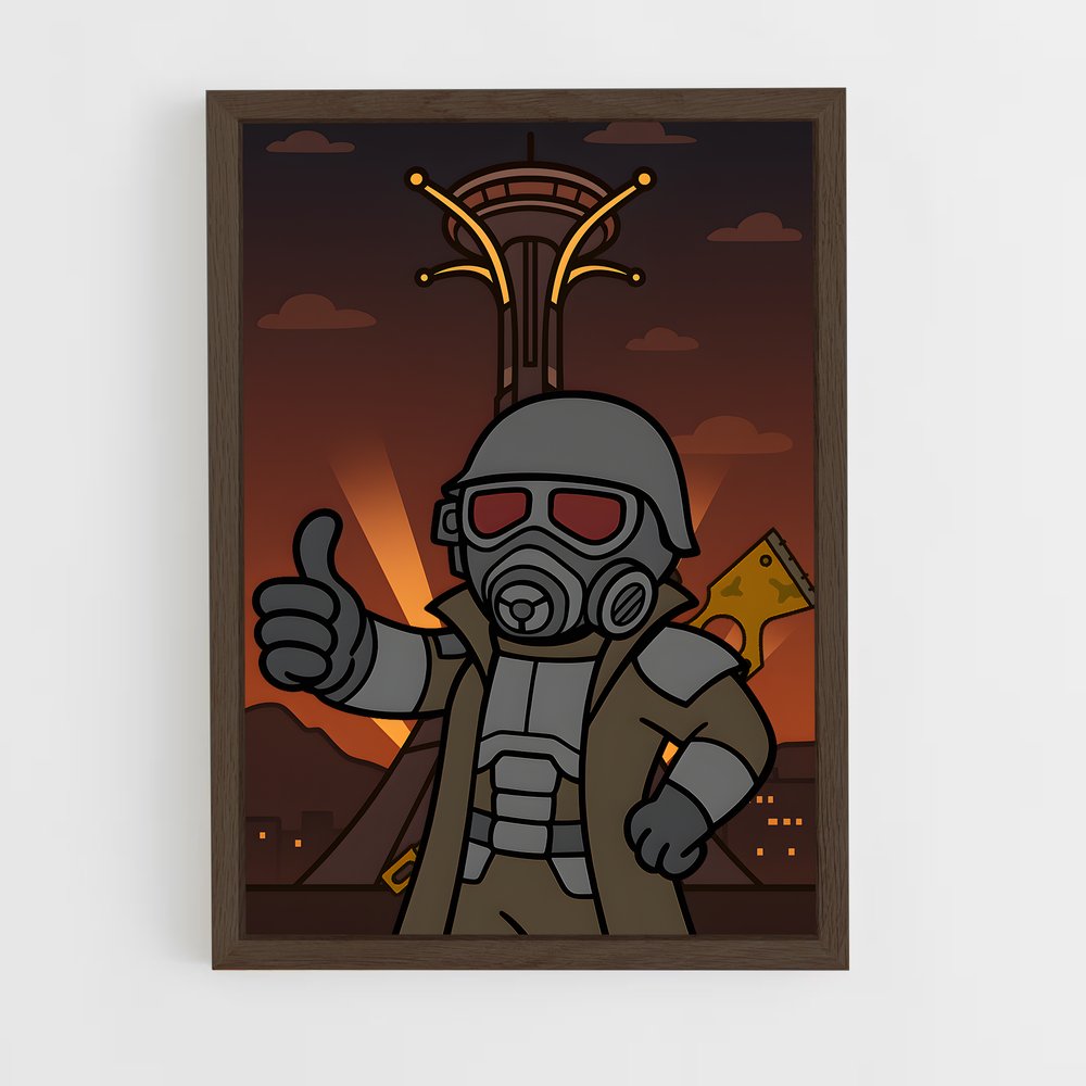 Poster Le Survivant Masqué – affiche Fallout (vue 5)